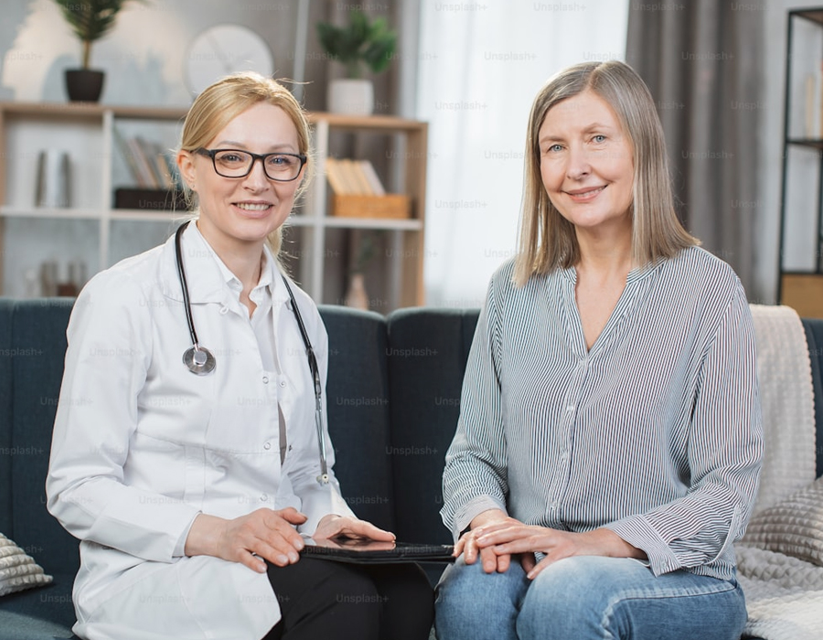 Doctor consulting with a patient